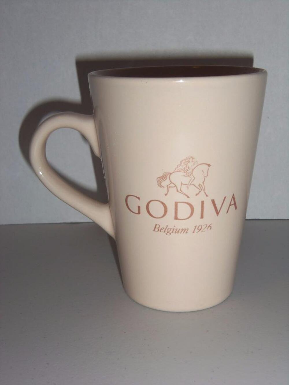 Godiva Chocolate Coffee Cup Mug Belgium 1926 Cream Hot Cocoa -071606